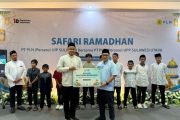 PLN UIP Sulawesi menyalurkan bantuan kepada dhuafa dan santri di Manado