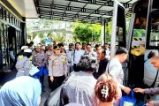 Polda Gorontalo lepas 100 peserta mudik gratis ke Manado