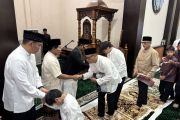Gubernur Shalat Idul Fitri di Mapolda Kalimantan Utara