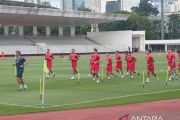 Timnas Indonesia gelar latihan perdana jelang laga FIFA Series