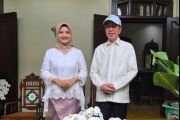 Stafsus Wapres Tina Talisa silaturahmi ke kediaman Jokowi di Solo
