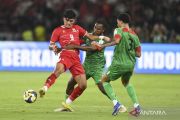 Timnas Indonesia sementara ungguli Saint Kitts & Nevis 2-0 pada babak pertama