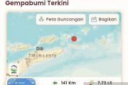Gempa Magnitudo 6,5 guncang wilayah Maluku Barat Daya