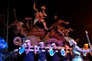 Parade ogoh-ogoh malam pengerupukan sebelum Nyepi di Denpasar