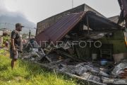 Rumah rusak terdampak gempa di Sulawesi Utara