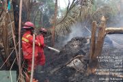 Karhutla terlihat satu hamparan pada lima desa di Bengkalis Riau