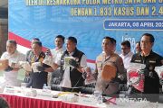 Polda Metro ungkap 1.833 kasus narkoba, 2.485 tersangka diamankan