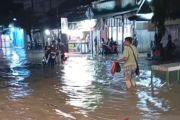 Cepu banjir, ratusan rumah terendam
