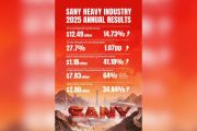 SANY Catat Kenaikan Laba Bersih Sebesar 41% pada 2025; Arus Kas Operasional Tembus US$2,80 Miliar