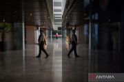 Suasana Kompleks Parlemen lengang saat penerapan kebijakan WFH
