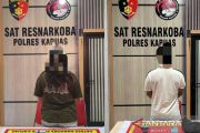 Sepasang pemuda di Kapuas diciduk polisi, diduga edarkan sabu