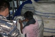 Indonesian Navy intercepts smuggled clothing from Malaysia