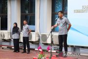 Perkuat Disiplin dan Komitmen Kinerja, Kakanwil Kemenkum Riau Pimpin Apel Pagi Jajaran