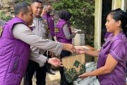 Polda Lampung lakukan "trauma healing" pada warga terdampak banjir di Bandarlampung