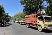 Bali waste workers stage 400-truck rally over landfill policy