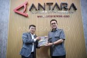 Kunjungan Menteri Perdagangan di Kantor Berita ANTARA