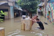 20 RT di Jaktim terendam banjir dengan ketinggian air capai 180 cm
