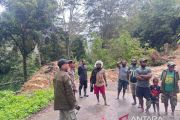 Polres Jayawijaya tutup akses jalan menuju dua distrik akibat tanah longsor