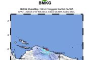 Belum ada laporan terkait dampak gempa 5,4 magnitudo di Sarmi