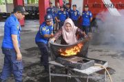 40 peserta ikuti simulasi penanggulangan kebakaran