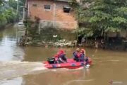 Tim gabungan terus lakukan pencarian korban tenggelam di Kali Ciliwung
