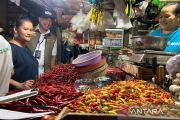 Kamis pagi harga cabai rawit Rp66.100/kg, telur ayam Rp32.050/kg