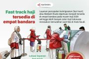 Fast track haji tersedia di empat bandara