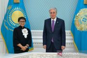 Bertemu Presiden Kazakhstan, Retno Marsudi bahas isu air global