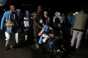 Jamaah calon haji masuk asrama Lampung