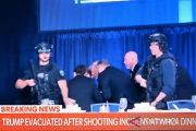 Presiden Trump dievakuasi dari acara Gedung Putih karena insiden penembakan