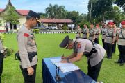 Polres Agam gelar serahterima delapan jabatan