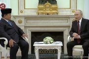 Bertemu Putin, Prabowo ucapkan selamat Paskah dan Hari Kosmonautika