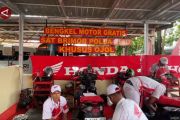 Brimob Polda Riau luncurkan bengkel gratis untuk ojek online