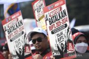 Peringatan Hari Buruh Internasional di Jakarta