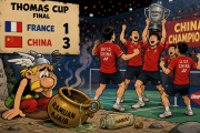 China juara Piala Thomas 2026 usai tundukkan Prancis di final