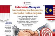 Indonesia-Malaysia berkolaborasi berantas narkoba lintas negara