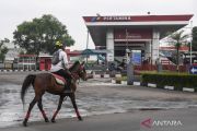 ASN Tasikmalaya berangkat kerja menunggang kuda saat car free day khusus ASN