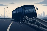 Bus tabrak pembatas tol di Jepang, satu siswa tewas