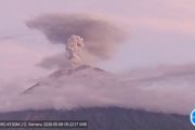 Gunung Semeru erupsi lima kali dengan tinggi letusan capai 1,2 km
