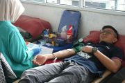 KAI Divre II Sumbar hadir untuk masyarakat melalui aksi donor darah di Stasiun Padang