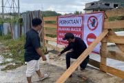 Pemkab Balangan pasang pagar pengaman di Istana Anak Yatim