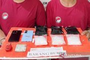 Polres Nagan Raya tangkap dua pengedar 300 gram narkotika sabu asal Aceh Barat