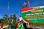 Kodim 0903 Bulungan Sukses Bangun Dua Jembatan Perintis Garuda