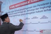 Bupati dan Kapolres deklarasi bersama Kuansing tangguh bersih dari narkoba