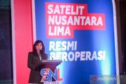 Satelit Nusantara Lima resmi beroperasi, daerah 3T bersiap nikmati akses komunikasi lebih cepat