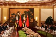Pererat hubungan bilateral, Presiden Xi bertemu Putra Mahkota Brunei