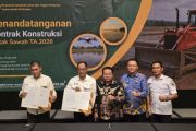 Pemkab Kapuas teken kontrak cetak sawah perkuat ketahanan pangan