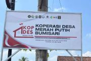 Pemprov Lampung sebut pembangunan gerai KDMP terus bertambah