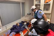 Indonesian rescuers evacuate ailing Filipina from ship off Aceh