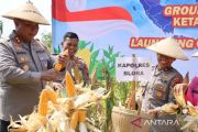 Polres Blora dukung program ketahanan pangan dan pemenuhan gizi lewat panen raya jagung